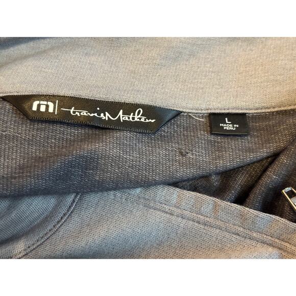 Made in PERU Travis Mathew Pullover Performance Jacket Shirt L/S Pockets - Picture 7 of 7